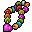 a candy necklace
